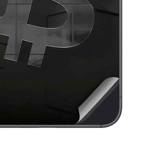 Bitcoin Textured Logo Galaxy A14 5G Skin